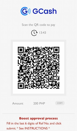 Scan the QR code to pay
