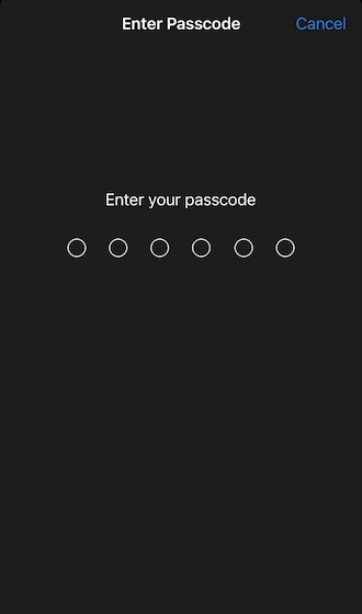 Players enter their phone's passcode